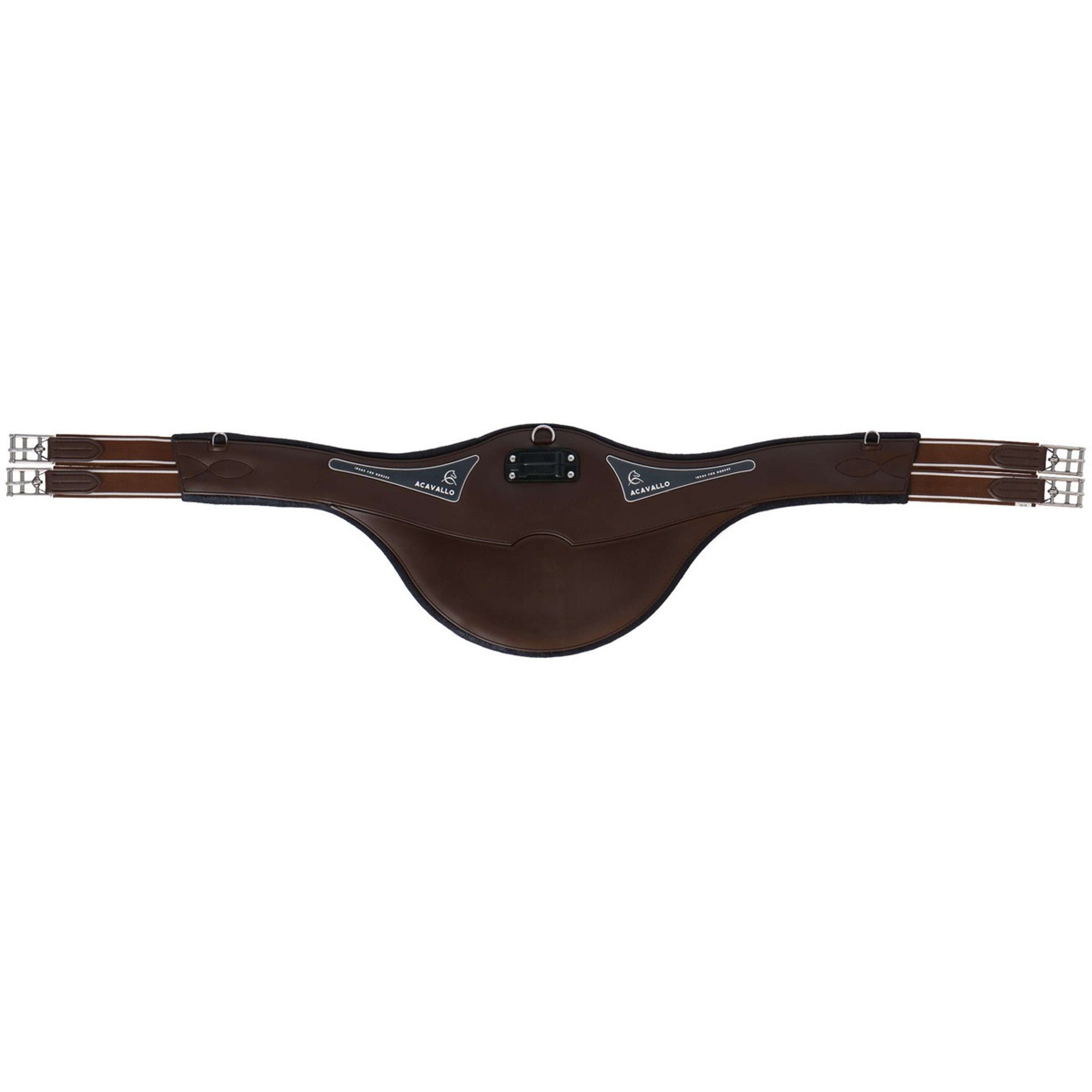 Acavallo Girth Comfort Gel with a Stud Guard Brown