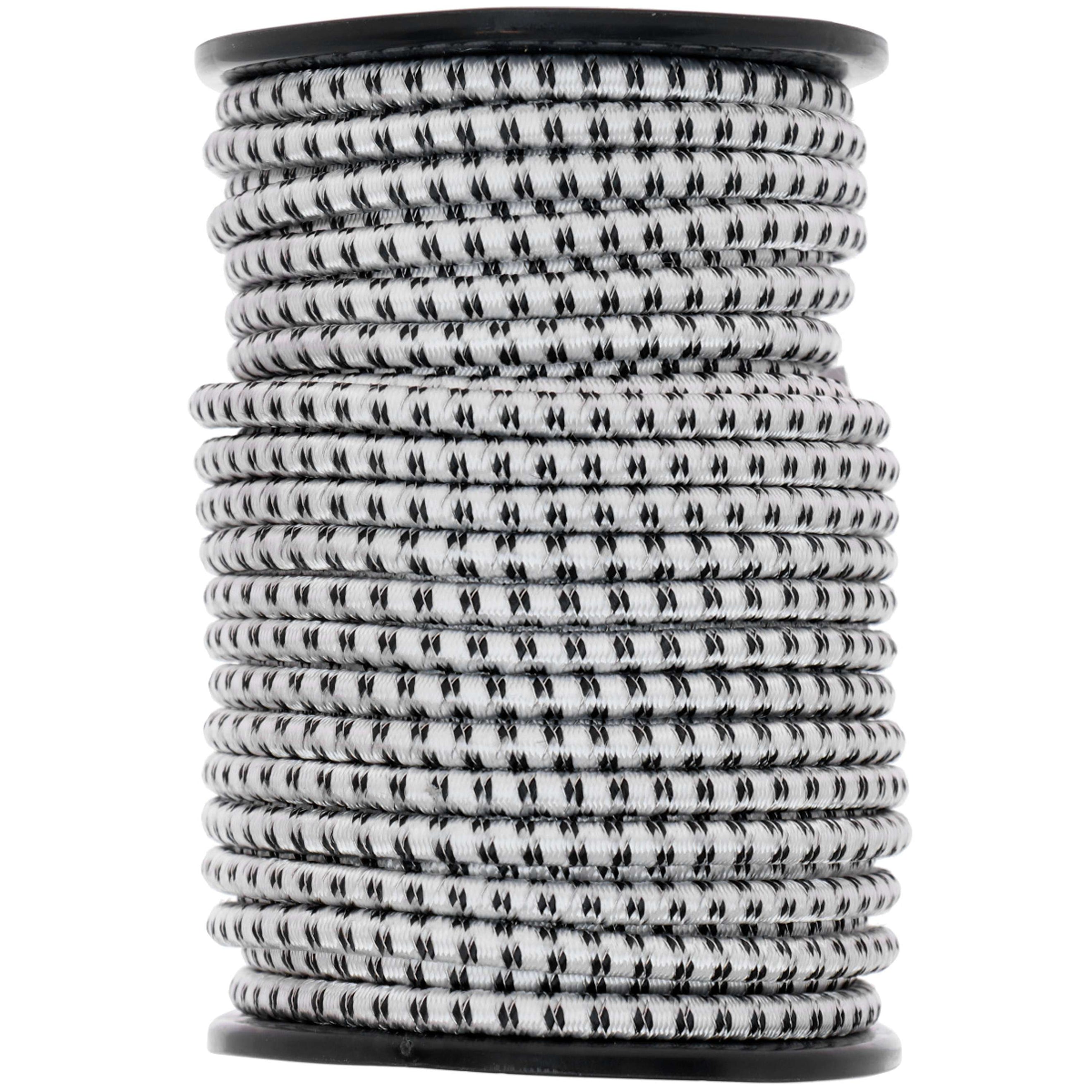 Corral Rubber Electric Rope Black/White Corral Rubber Electric Rope Black/White