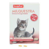 Beaphar Milquestra Deworming Tablets Cat/Kitten 0,5-4kg