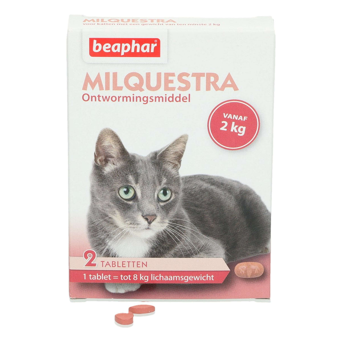 Beaphar Milquestra Deworming Tablets Cat 2-12kg