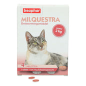 Beaphar Milquestra Deworming Tablets Cat 2-12kg