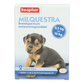 Beaphar Milquestra Deworming Tablets Dog/Puppy 0,5-10kg