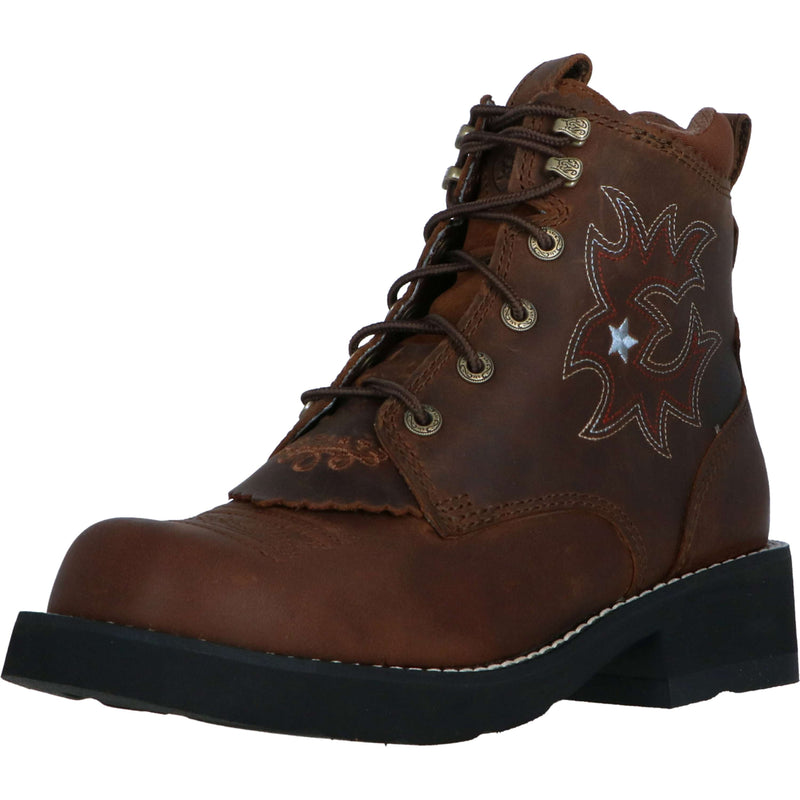 Ariat Stable Boots Western Probaby Lacer Driftwood Brown