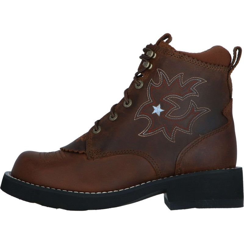 Ariat Stable Boots Western Probaby Lacer Driftwood Brown