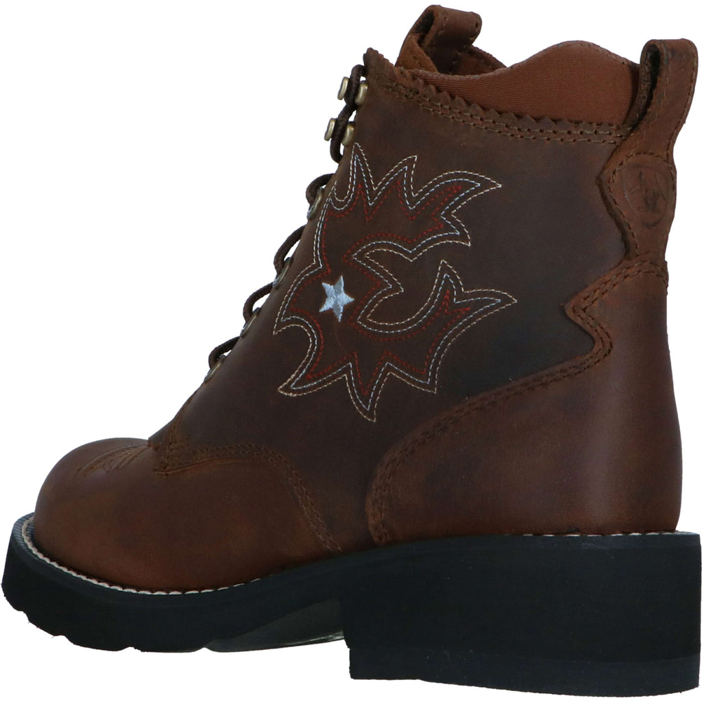 Ariat Stable Boots Western Probaby Lacer Driftwood Brown