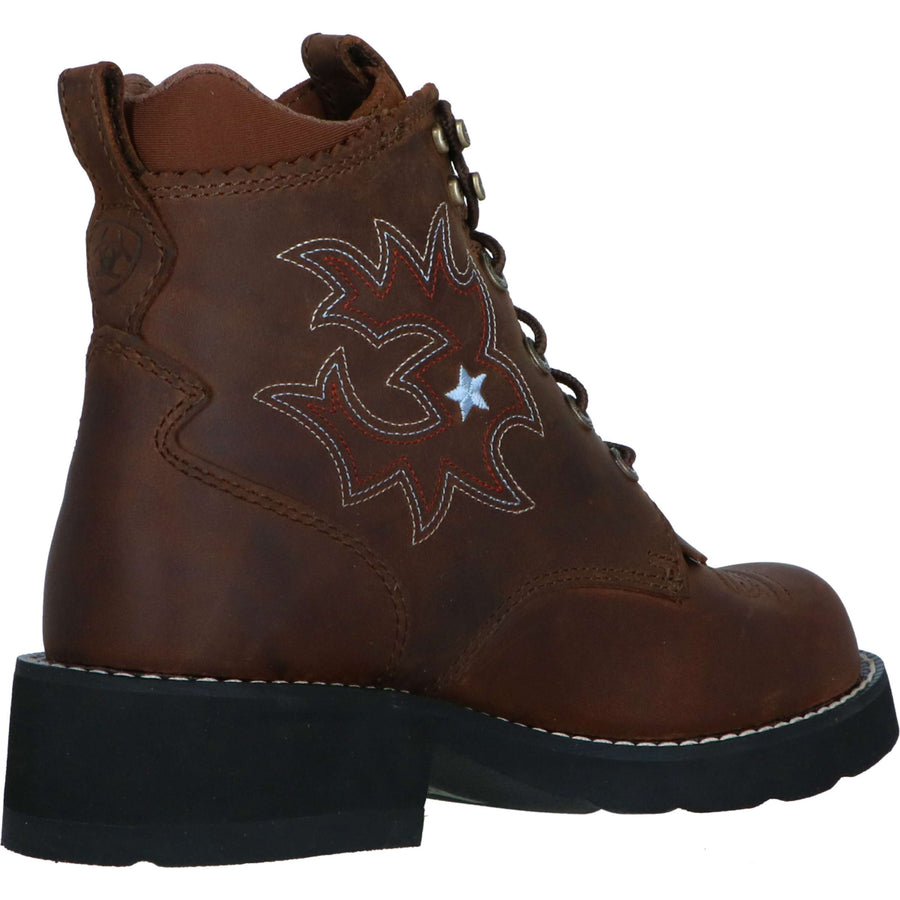 Ariat Stable Boots Western Probaby Lacer Driftwood Brown