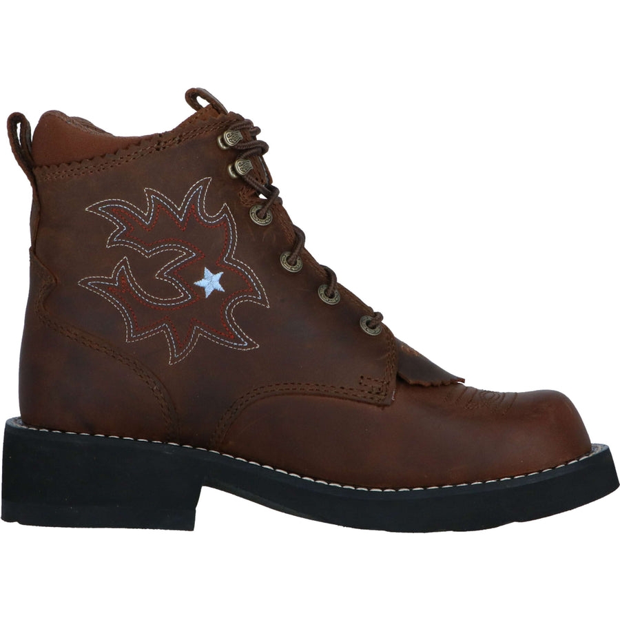 Ariat Stable Boots Western Probaby Lacer Driftwood Brown