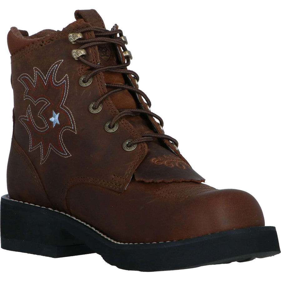 Ariat Stable Boots Western Probaby Lacer Driftwood Brown