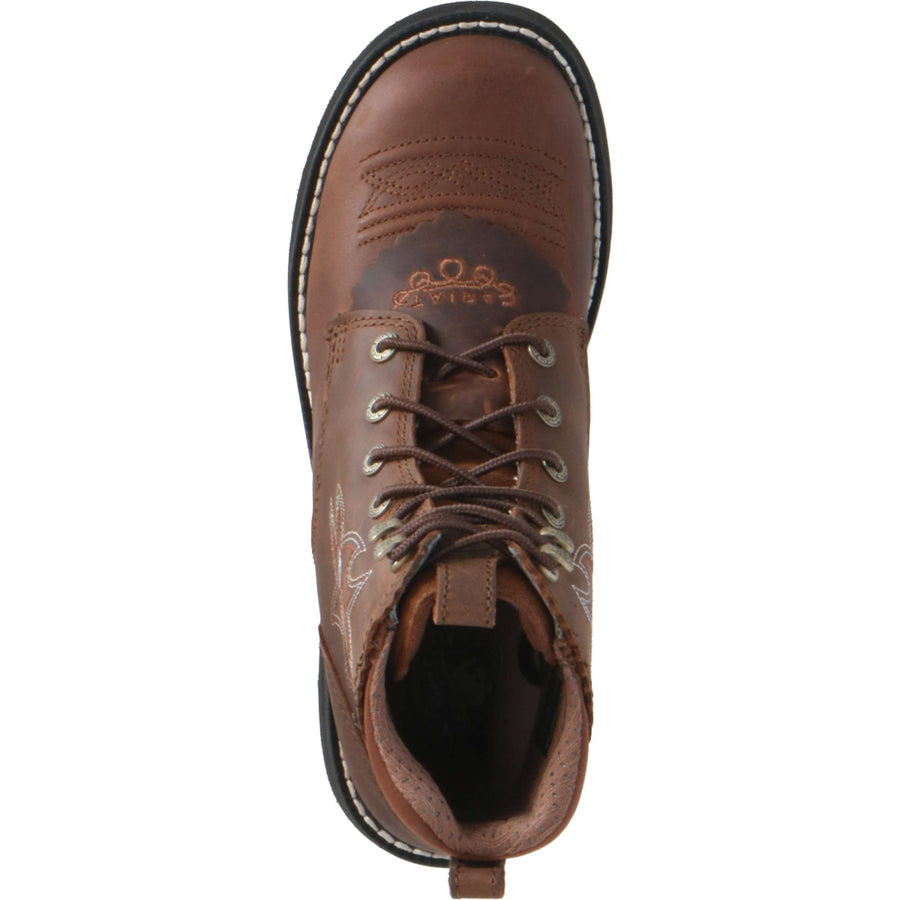 Ariat Stable Boots Western Probaby Lacer Driftwood Brown