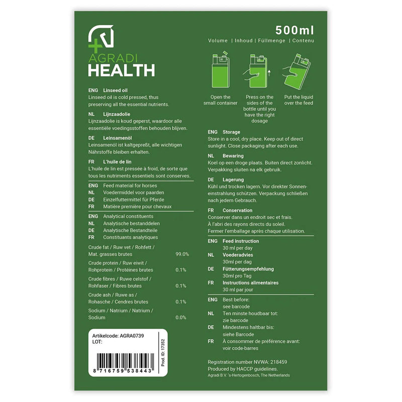 Agradi Health Lin Seed Oil Plus