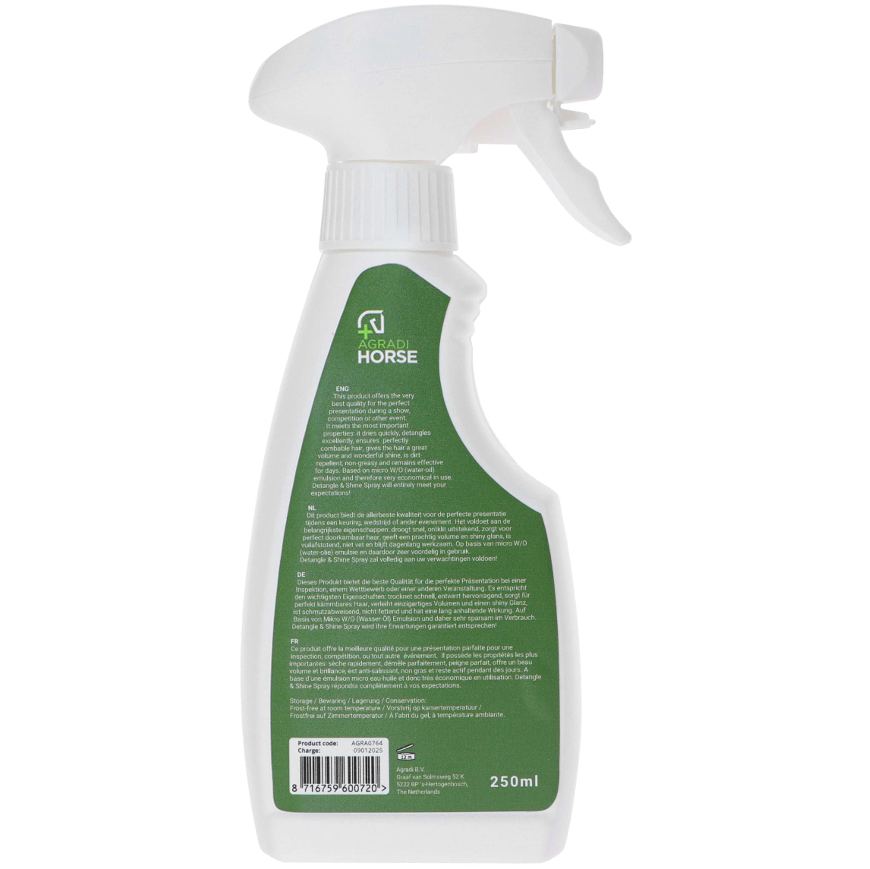Agradi Horse Detangle & Shine Spray