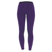 HKM Riding Leggings Starlight Silicon Knee Children Purple/Black