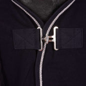 HKM Fleece Rug Collar Darkblue