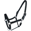 HKM Leather Headcollar Soft Black