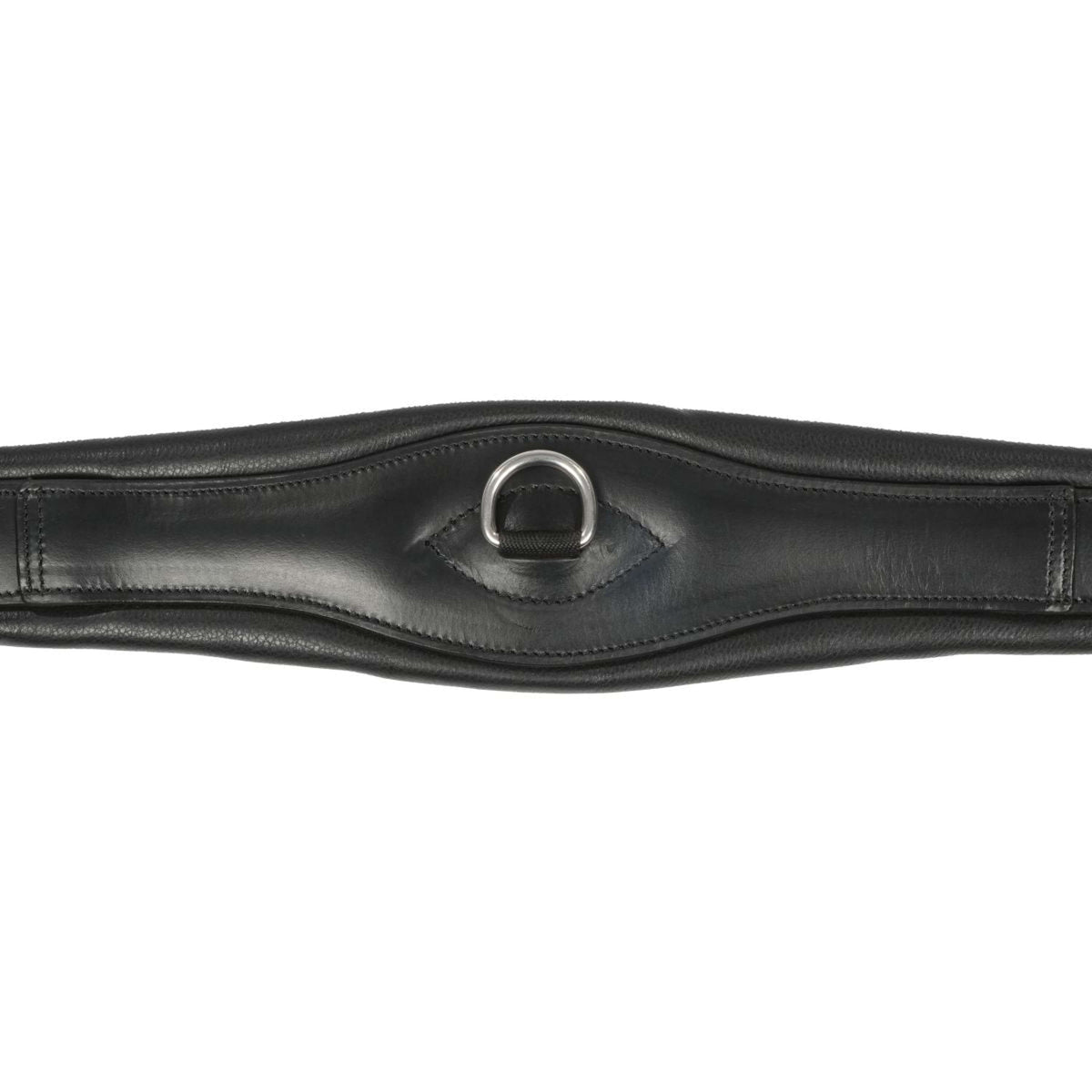 HKM Leather Girth Soft Elastic Both Sides Black