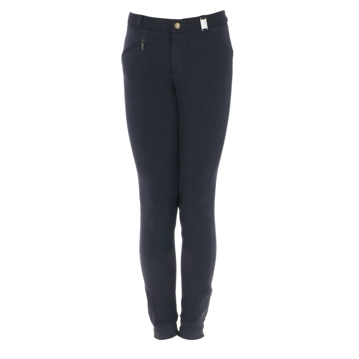 HKM Breeches Penny Easy Soft-line Knee Patch Black