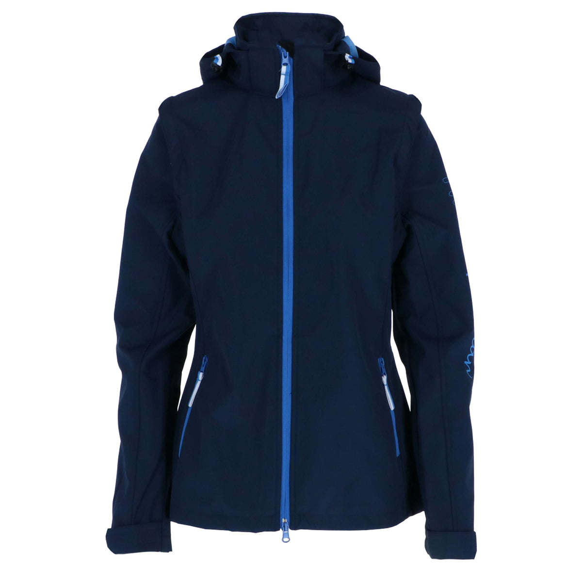 HKM Softshell Coat Regenburg Darkblue