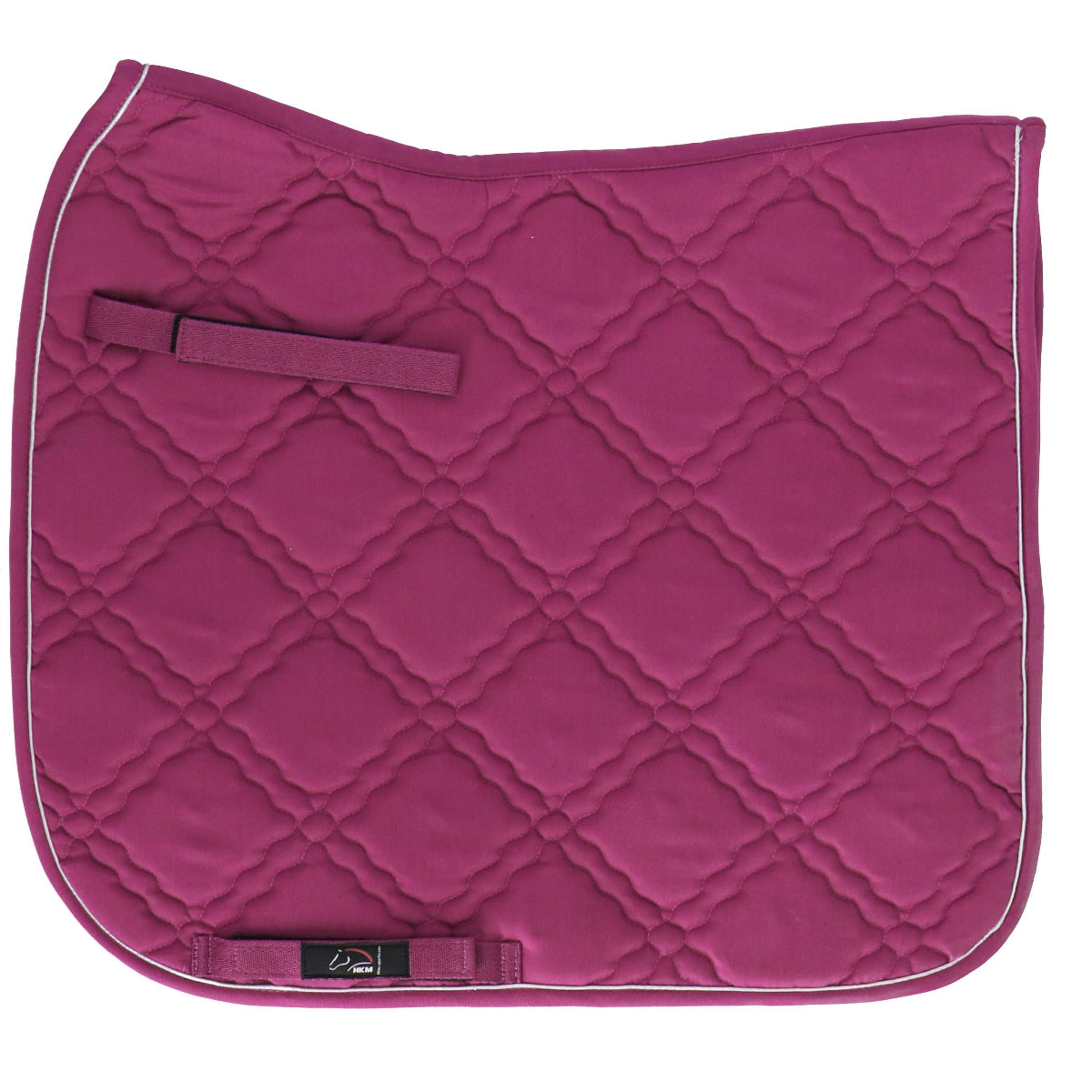 HKM Saddlepad Bologna Dressage Blackberry