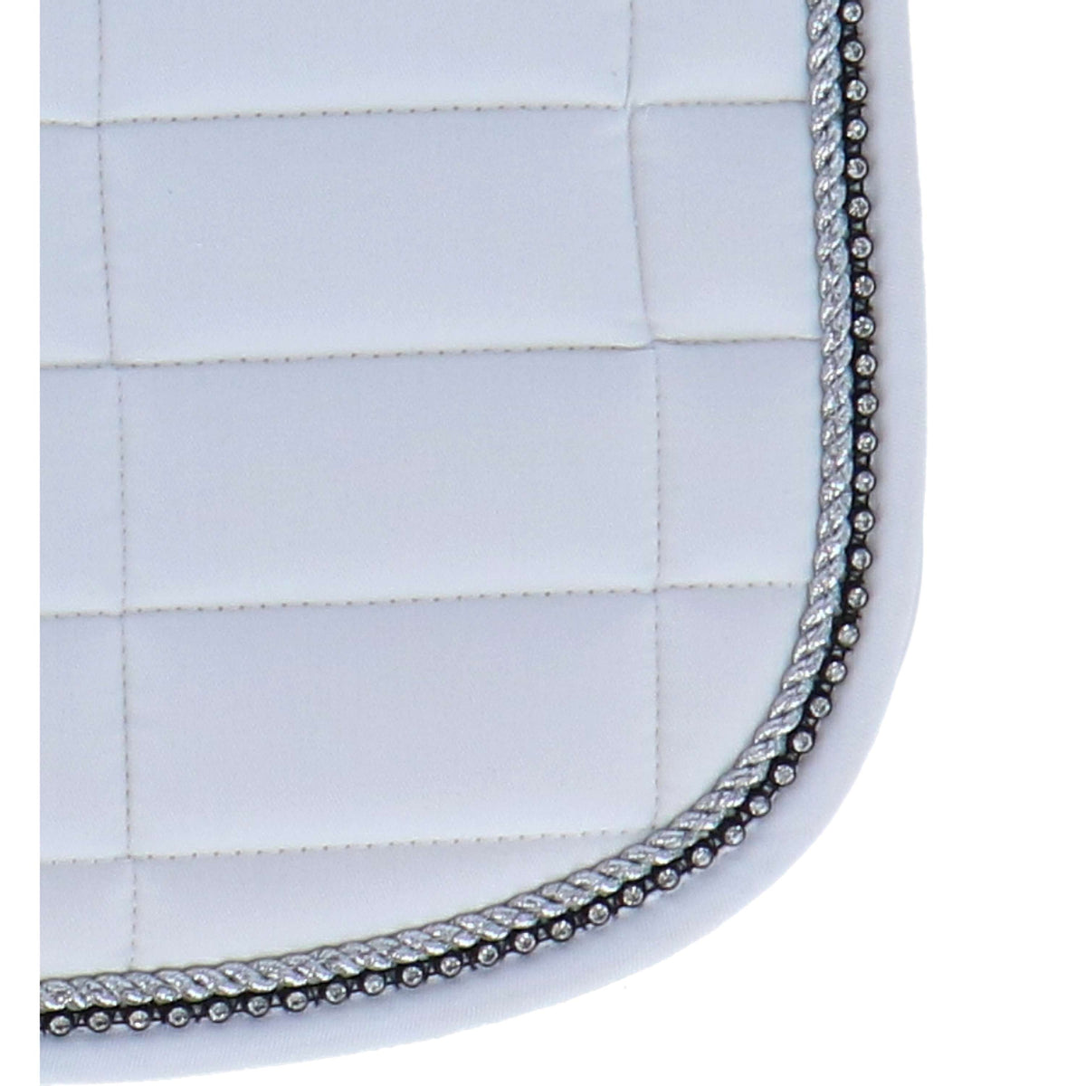 BR Saddlepad Glamour Chic Dressage White