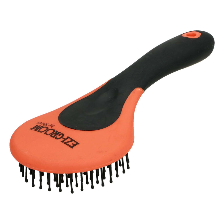 Ezi-groom by Shires Mane & Tail Brush Orange