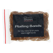 Shires Elastic Bands 500 Pieces Brown