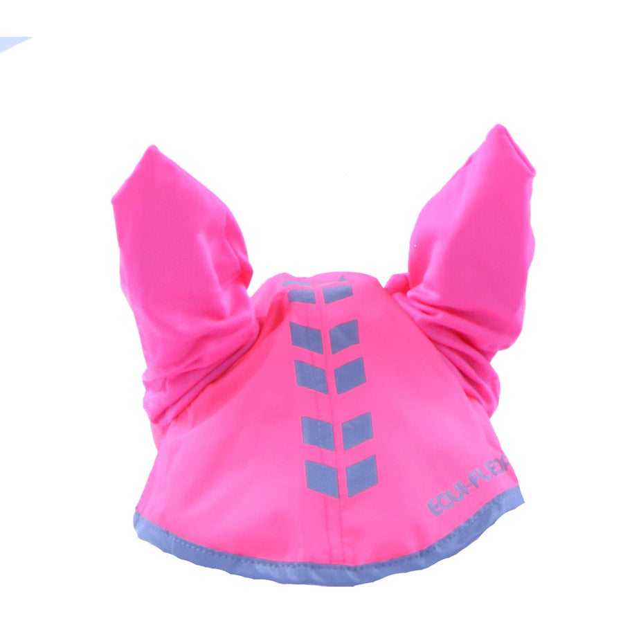Equi-Flector by Shires Ear Net Reflective Fluor Pink