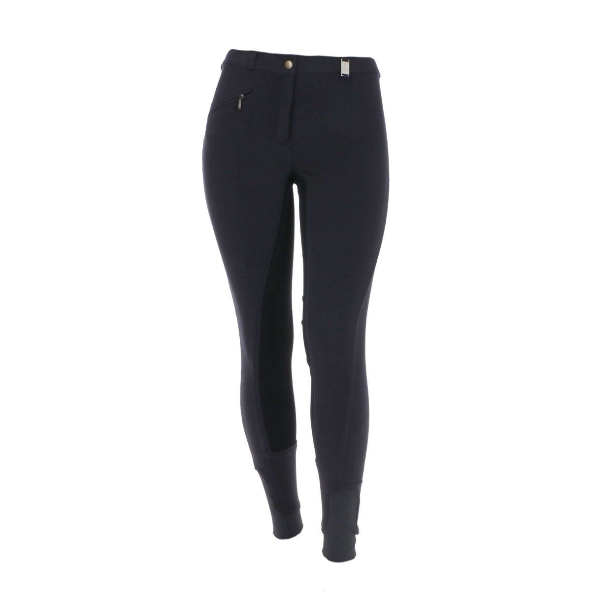 HKM Breeches Basic Belmtex Grip Easy 3/4 Seat Black/Black