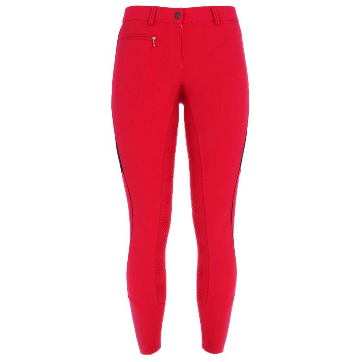 HKM Pro Team Breeches Neon Sports 3/4 Silicon Seat Pink