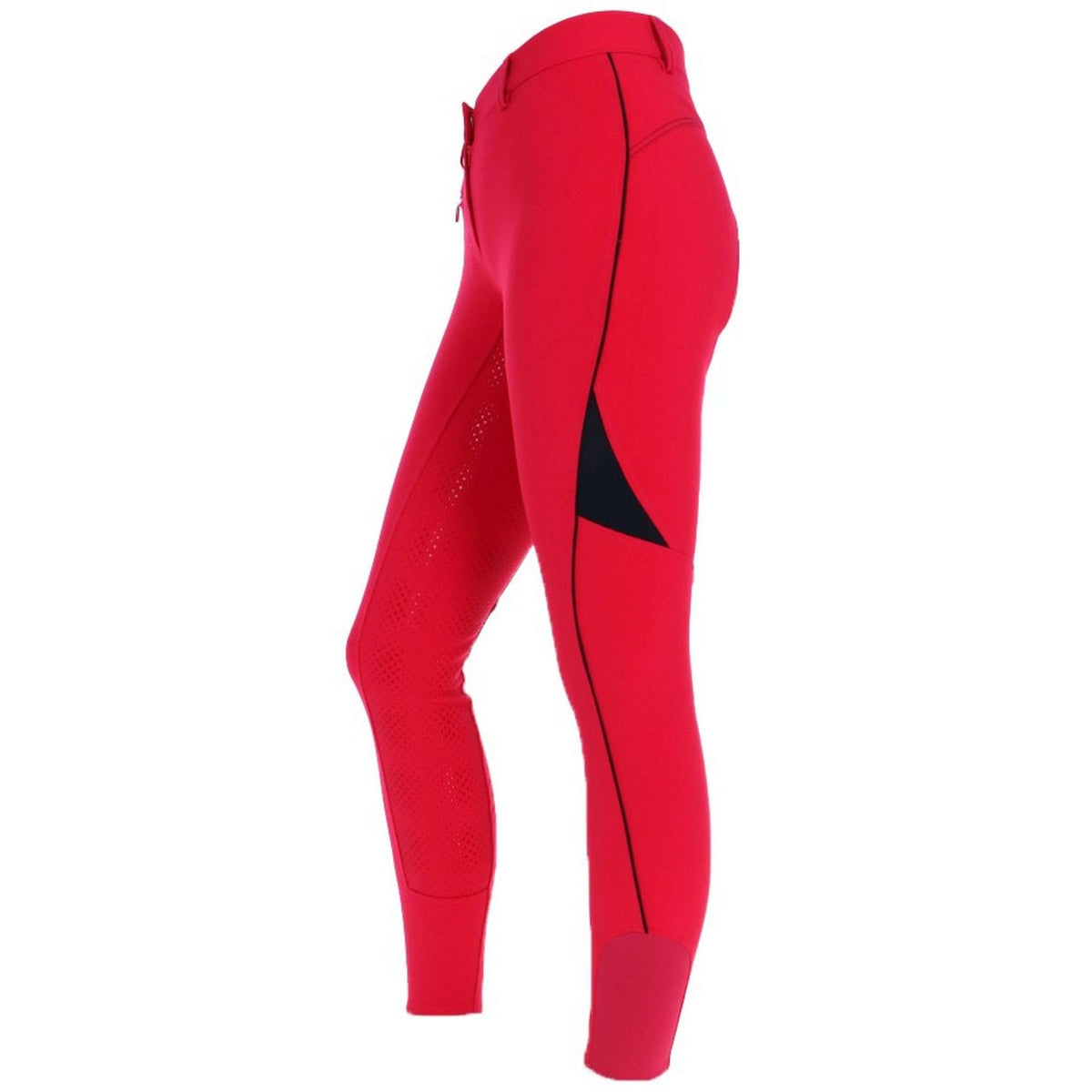 HKM Pro Team Breeches Neon Sports 3/4 Silicon Seat Pink