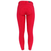 HKM Pro Team Breeches Neon Sports 3/4 Silicon Seat Pink