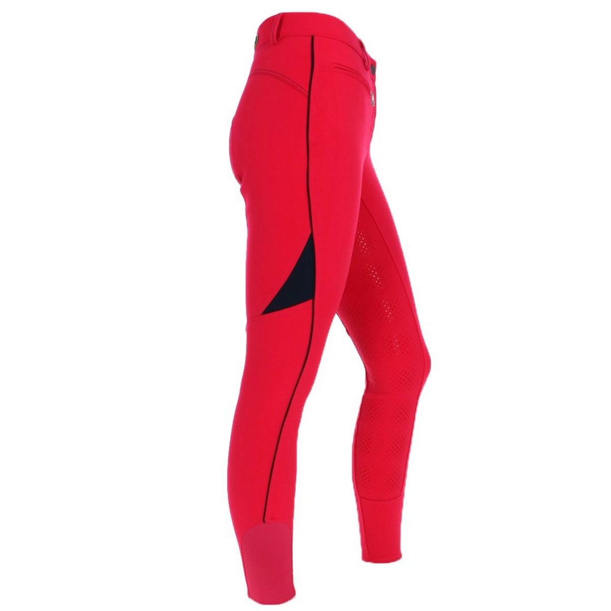 HKM Pro Team Breeches Neon Sports 3/4 Silicon Seat Pink