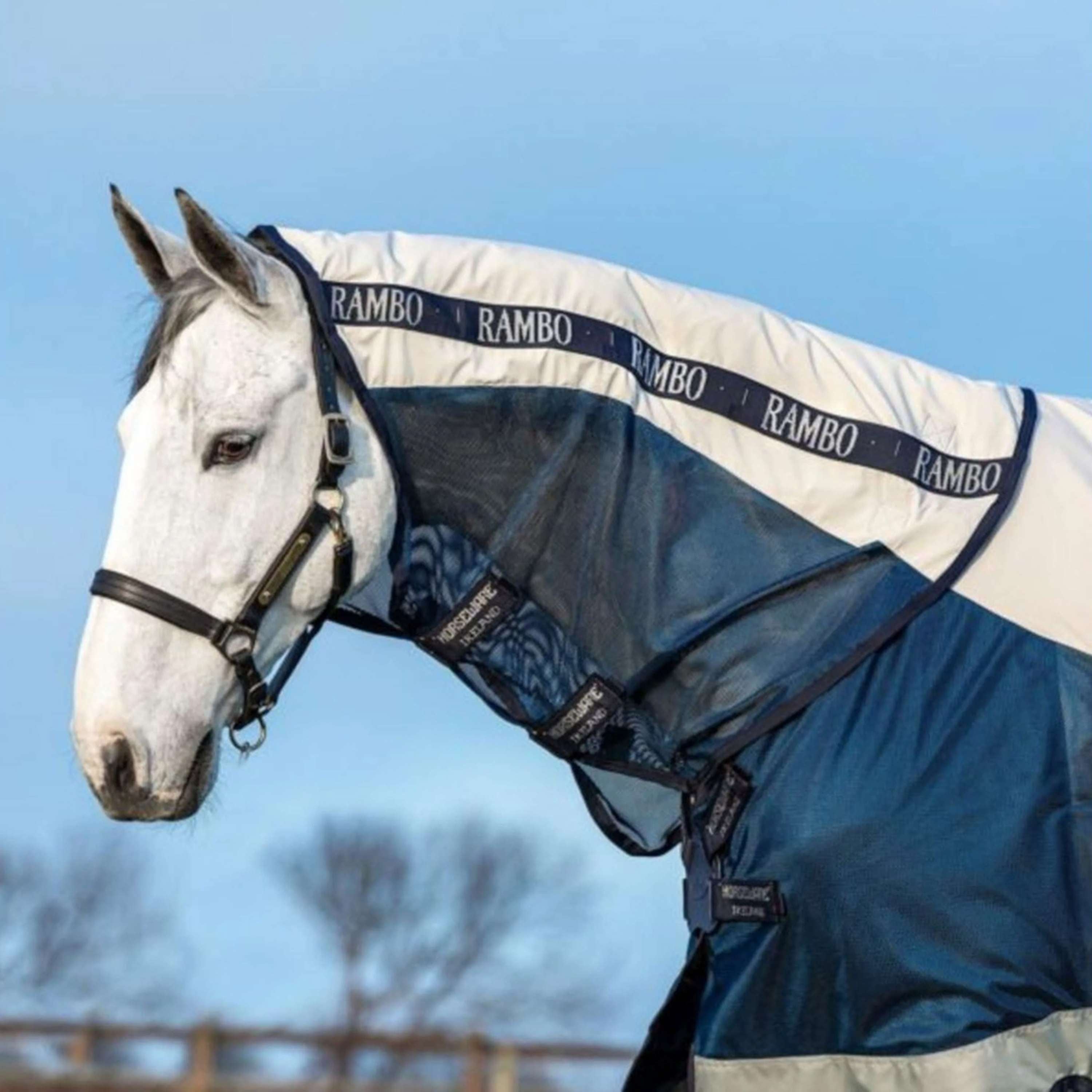 Rambo Summer Series Turnout 0g NavyGrey