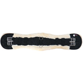 Premiere Dressage Girth Anatomic Synthetic Sheepskin Black/Natural