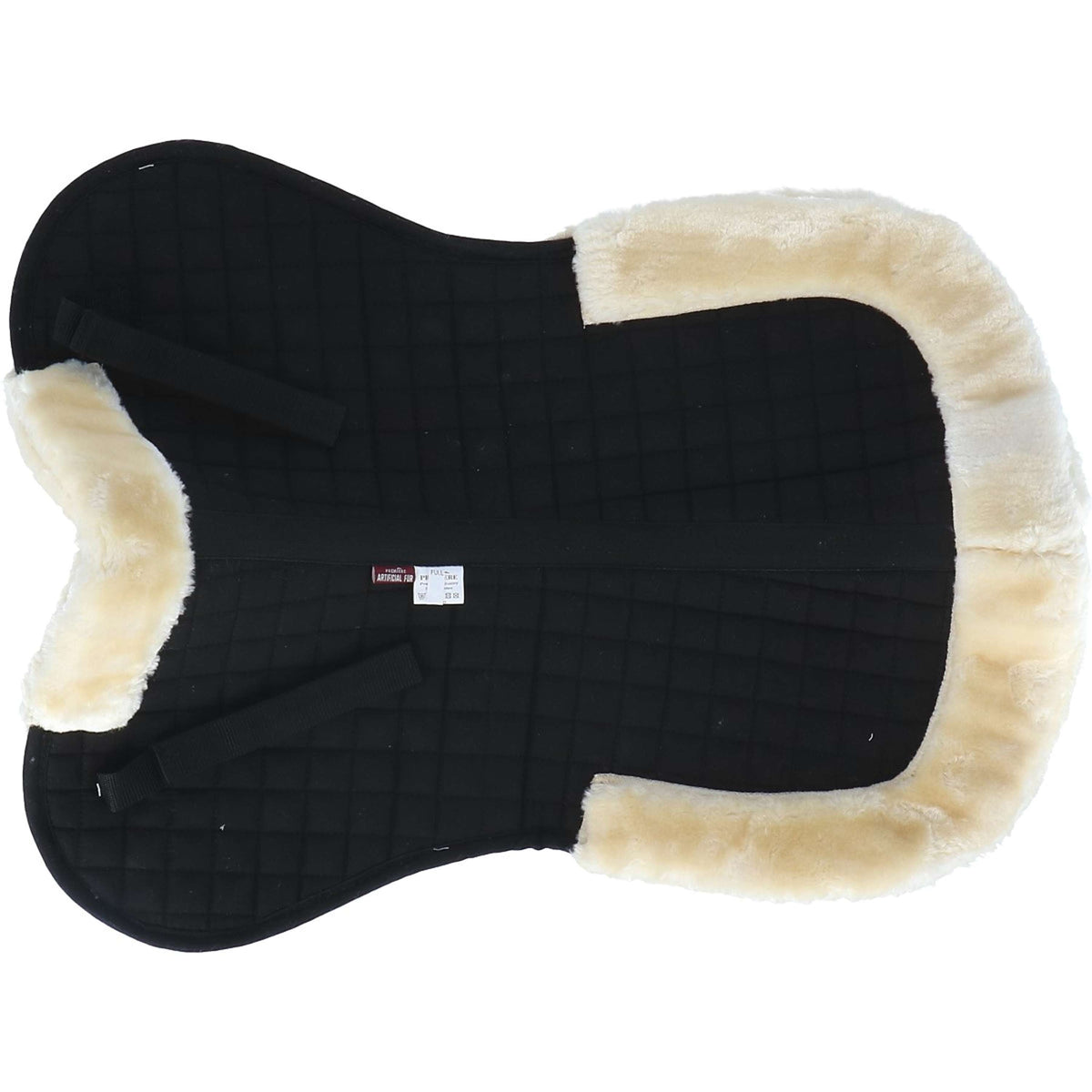 Premiere Half Pad Ana Synthetic Sheepskin Black/Natural