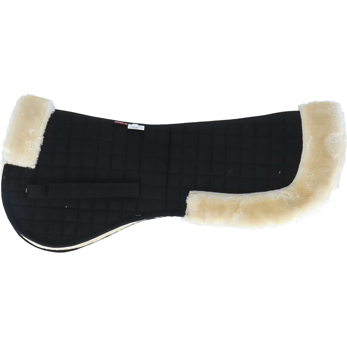 Premiere Half Pad Ana Synthetic Sheepskin Black/Natural