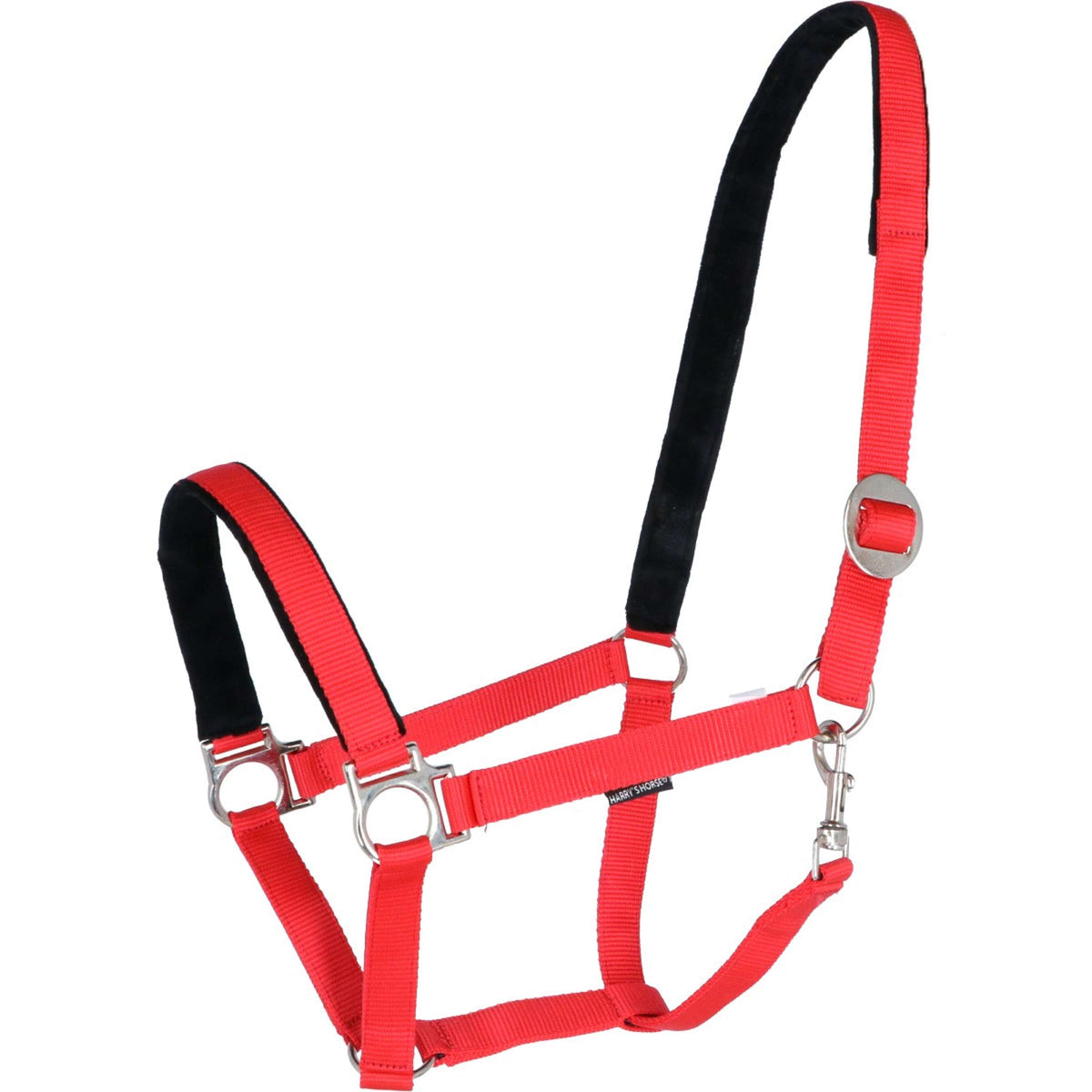 Harry's Horse Padded Halter Red