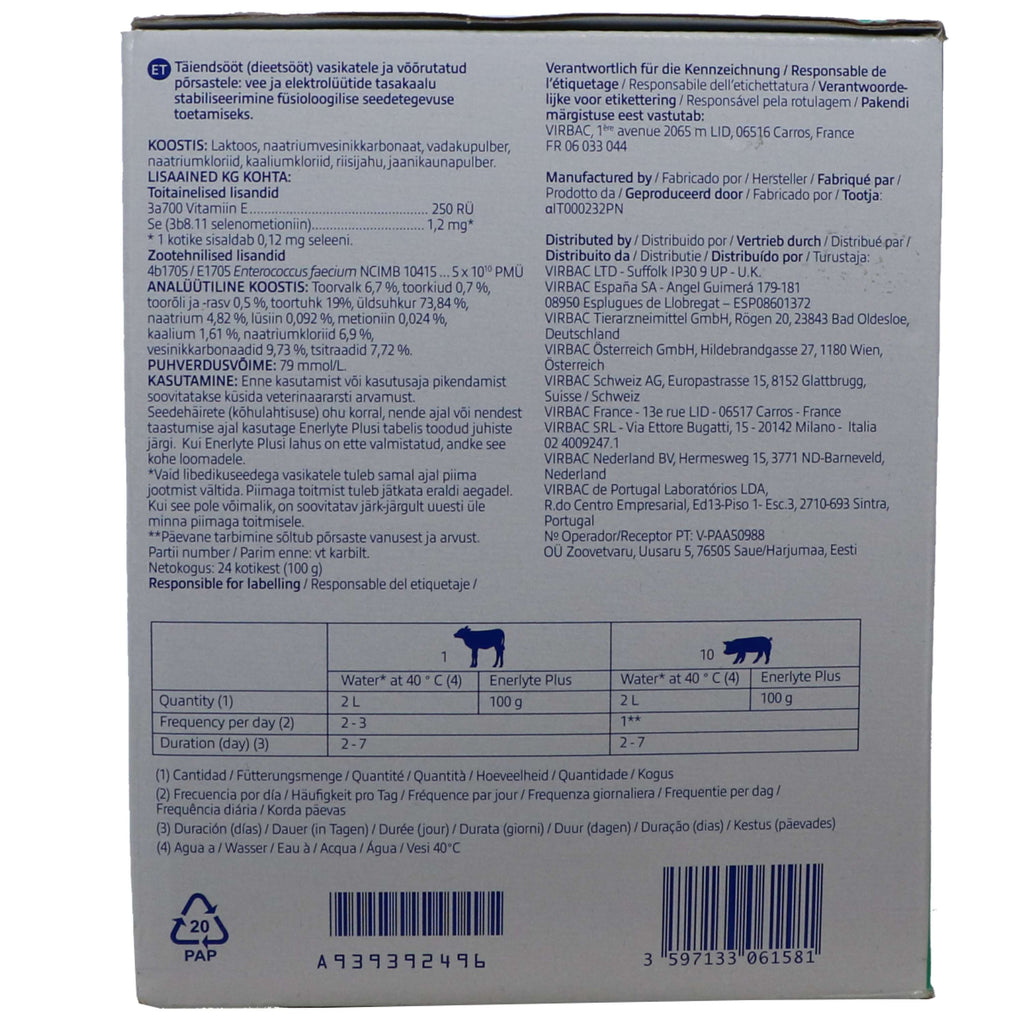 Virbac Enerlyte Plus