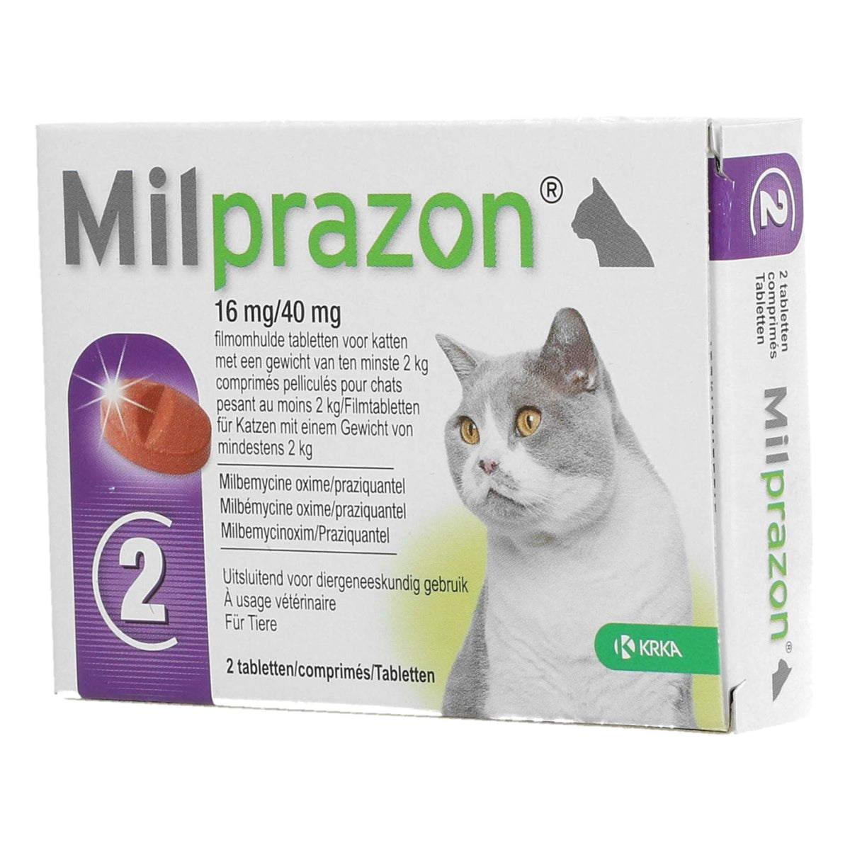 Milprazon Dewormer Cat 16mg