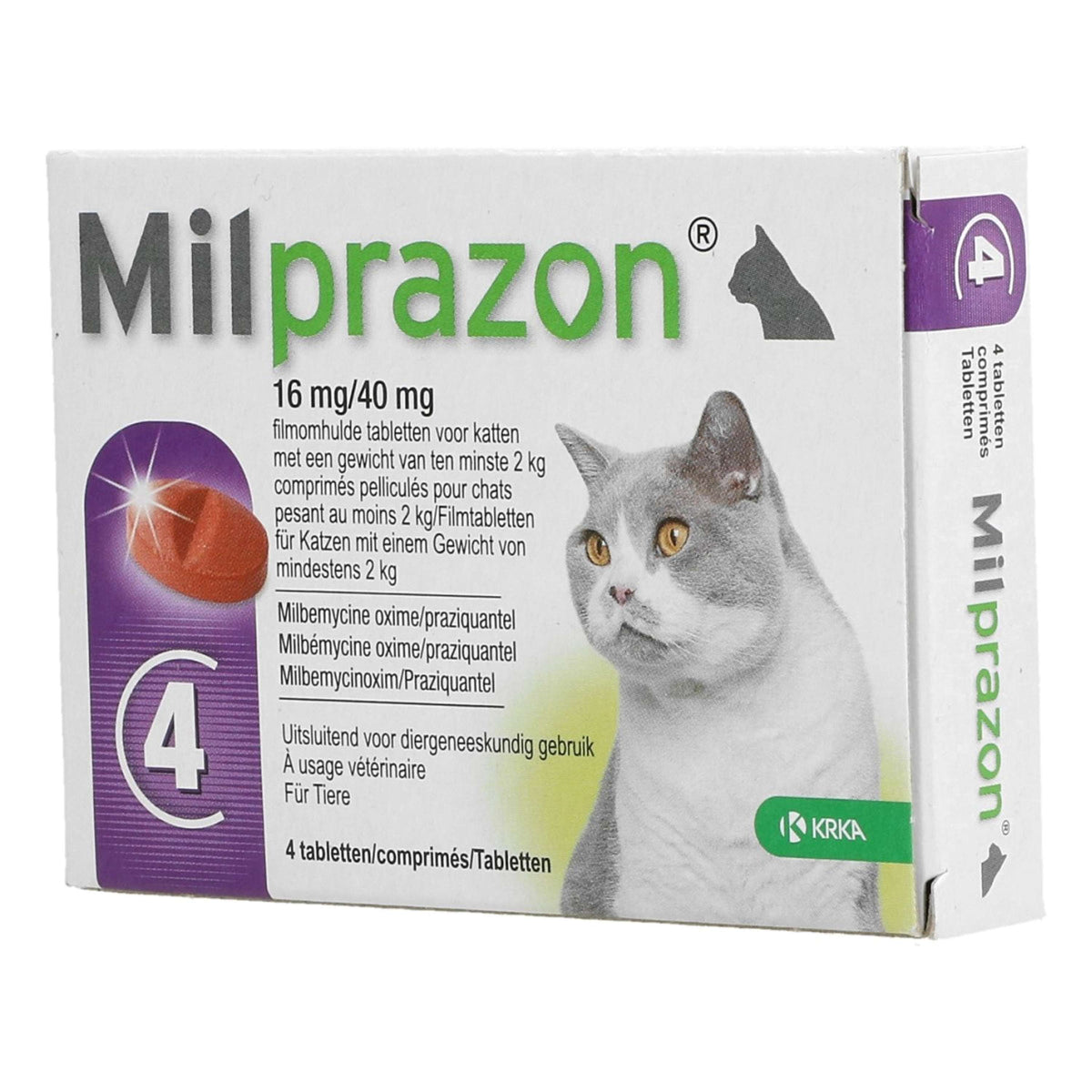 Milprazon Dewormer Cat 16mg