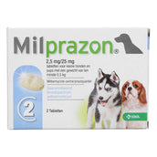 Milprazon Dewormer Dog 2,5mg