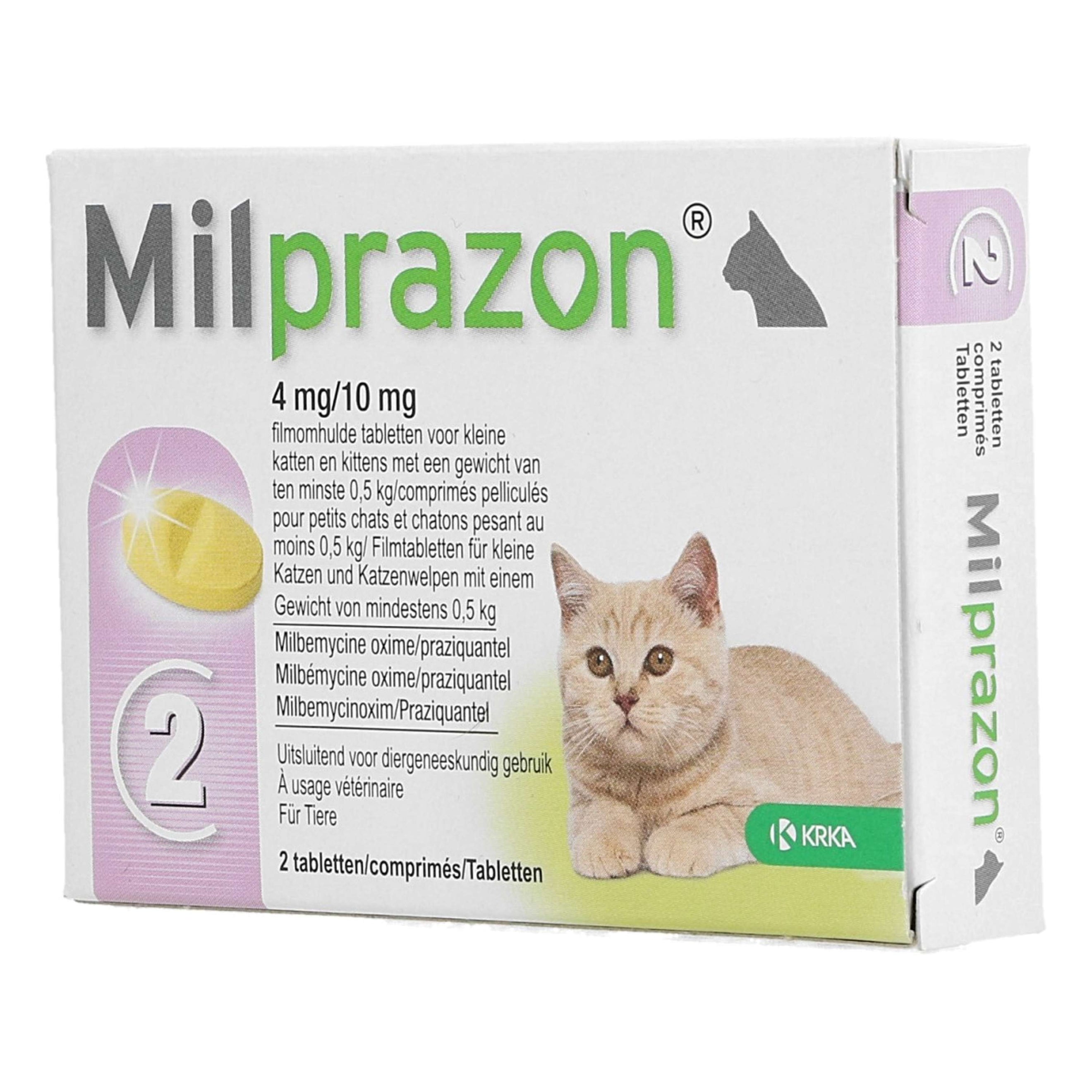 Milprazon Dewormer Cat 4mg