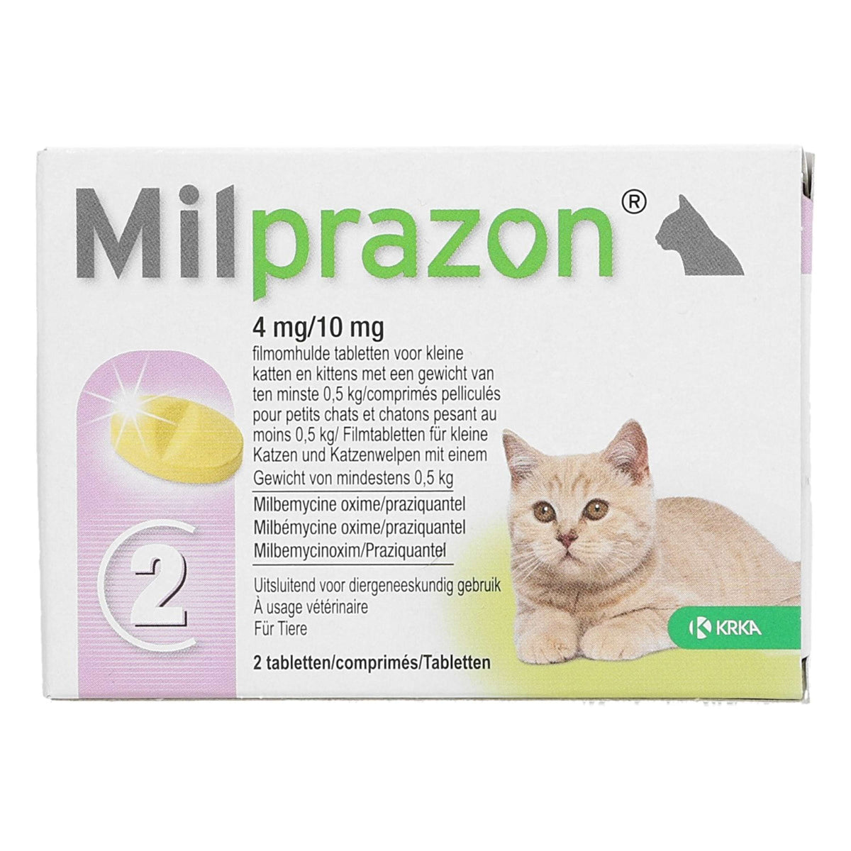 Milprazon Dewormer Cat 4mg