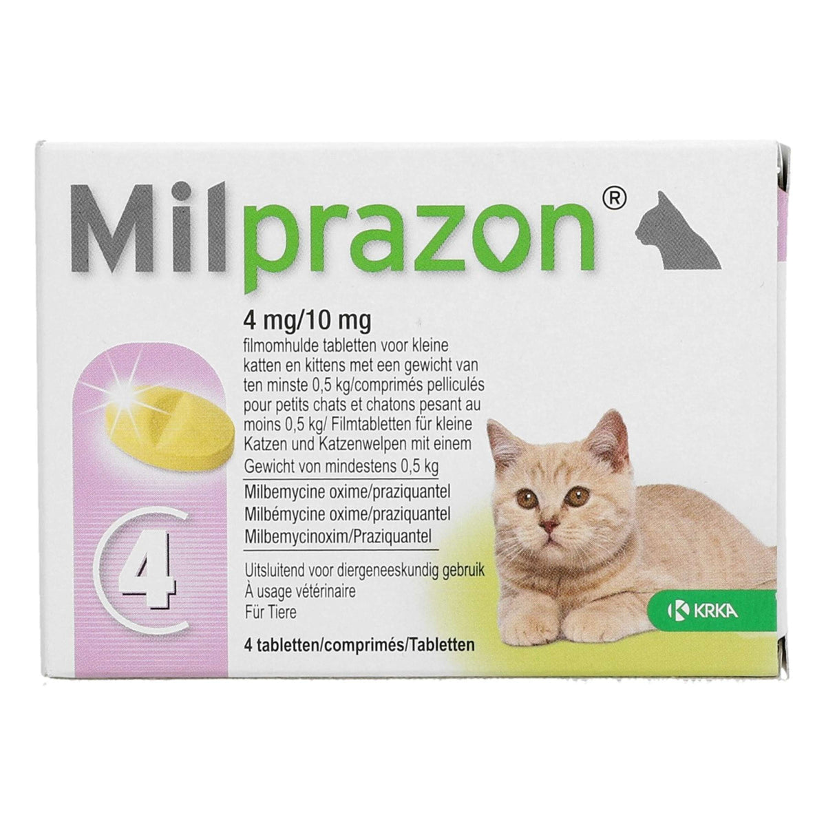 Milprazon Dewormer Cat 4mg