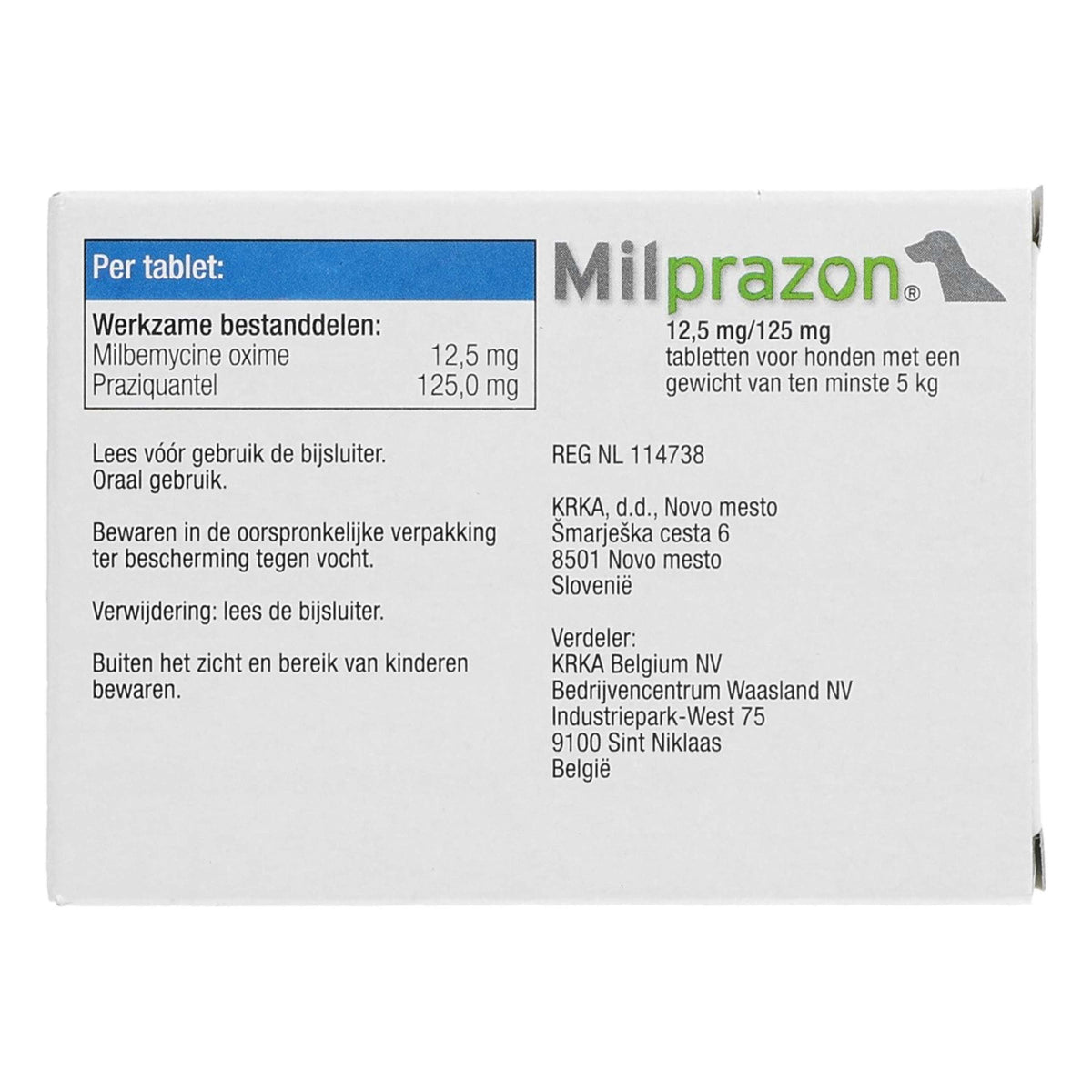 Milprazon Dewormer Dog 12,5mg