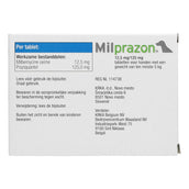 Milprazon Dewormer Dog 12,5mg