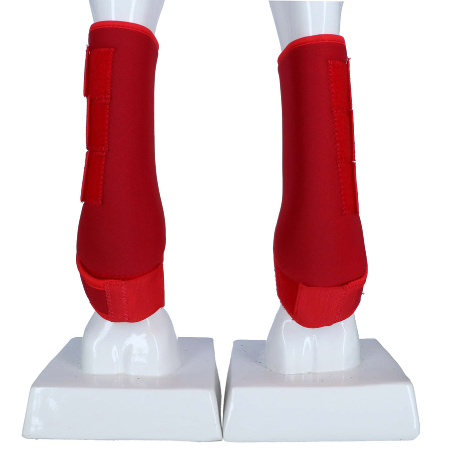 HKM Leg protection Colour Neoprene Red