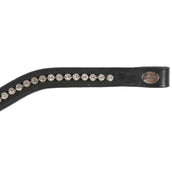 Kavalkade Browband White Rhinestones Black