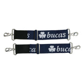 Bucas Internal Surcingle Set Navy/Silver