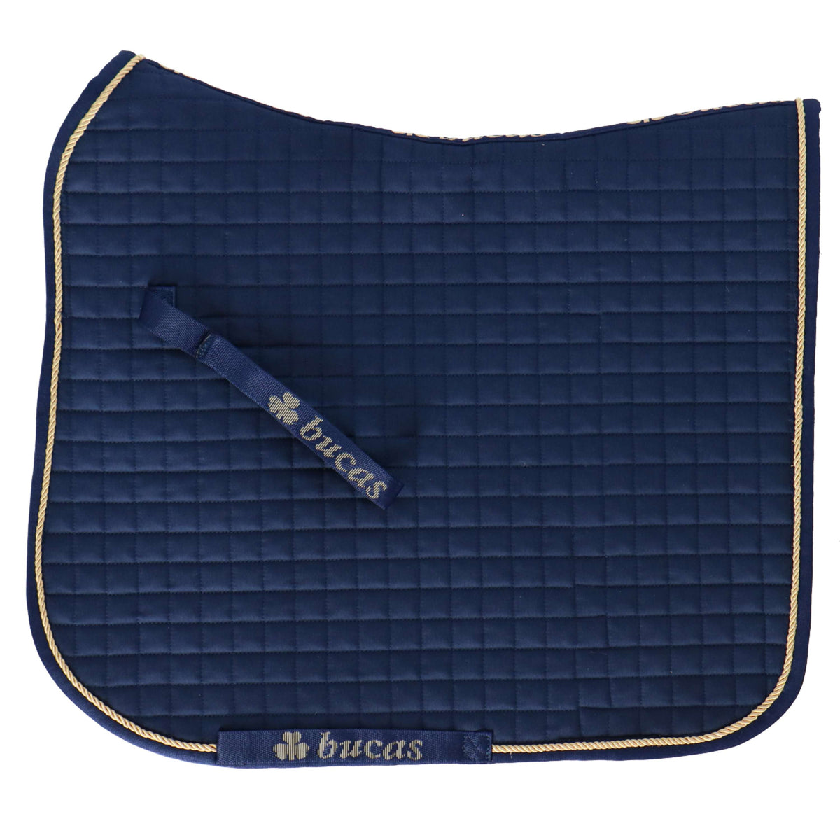 Bucas Saddlepad Max Dressage Navy/Gold