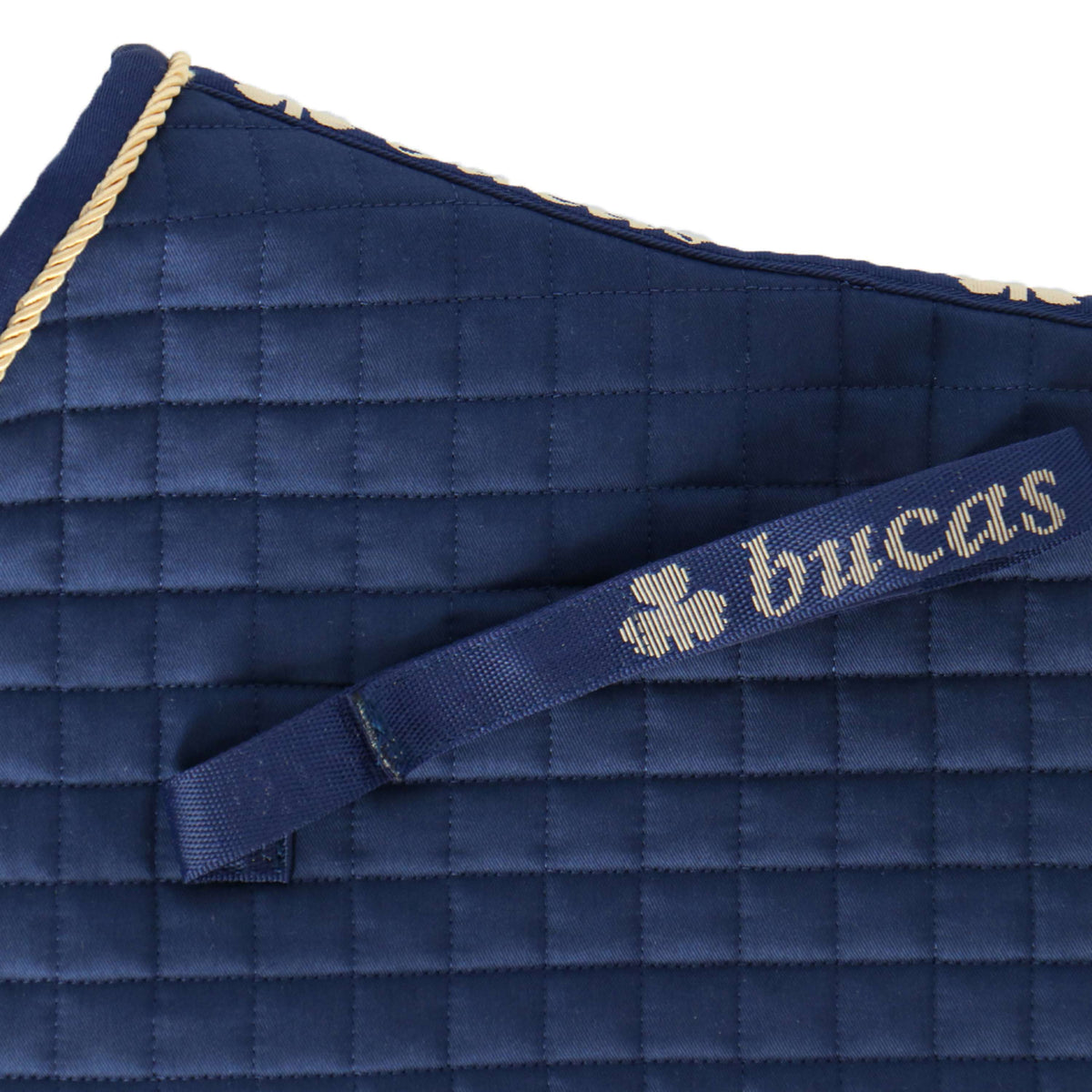 Bucas Saddlepad Max Dressage Navy/Gold